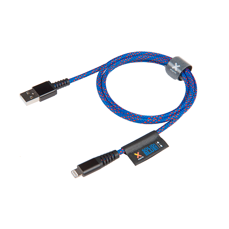 Cable Lightning Xtorm 1 metro Cable Lightning Xtorm para iPhone Blue Solid