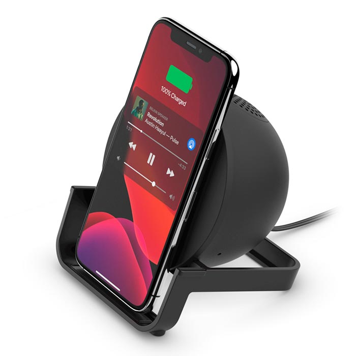 Cargador inalámbrico Belkin con Altavoz para iPhone