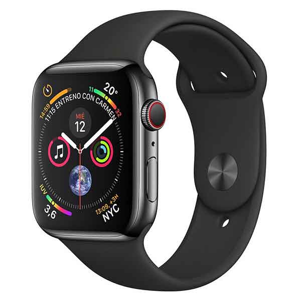 ACERO_INOXIDABLE_GRIS_ESPACIAL_APPLE_WATCH_SERIES_4-GPS_CELL comprar Apple Watch series 4 acero inoxidable negro