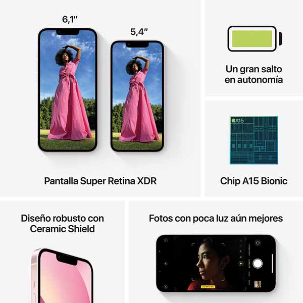 Características iPhone 13 Rosa iPhone 13 Rosa